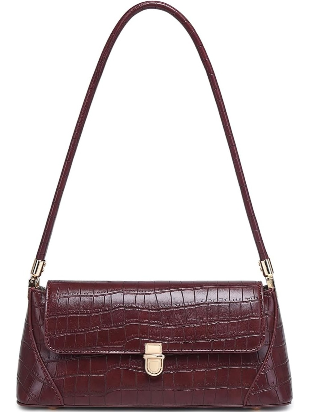 〽️ Women's Wine Red Cute Hobo Tote Mini Clutch Purse Retro Shoulder Bag